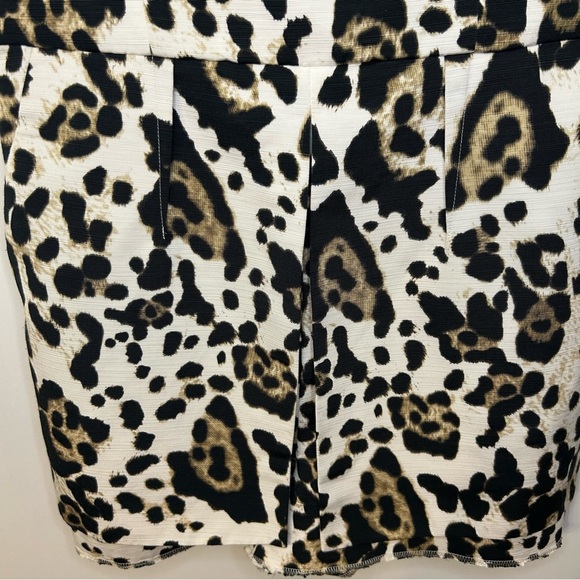 *NWT* TOPSHOP Strapless Leopard Skort Playsuit Romper, Size 12 - Picture 4 of 13